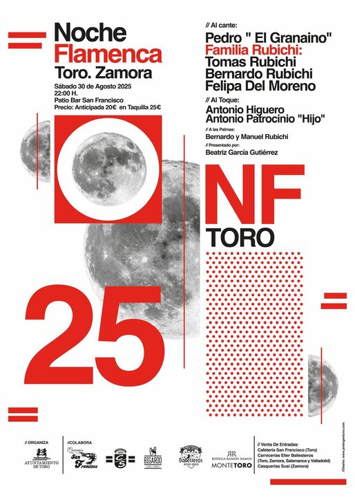 Cartel Noche Flamenca Toro