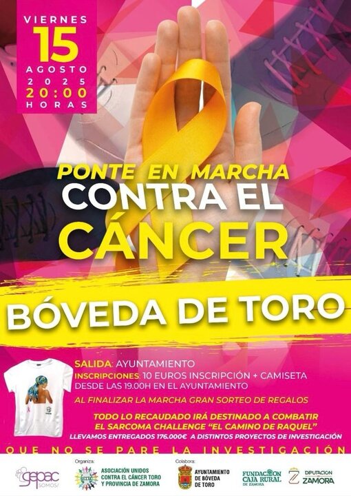 Marcha contra el cáncer la Bóveda de Toro
