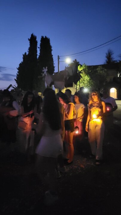 procesión nocturna en Pozuelo de Vidriales