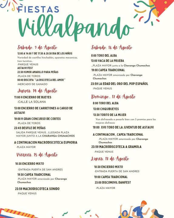 Villalpando fiestas