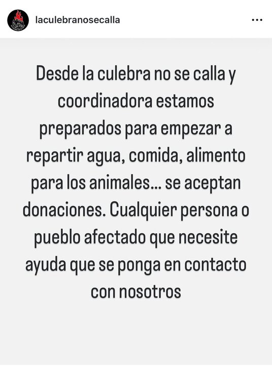 mensaje La Culebra No se Calla