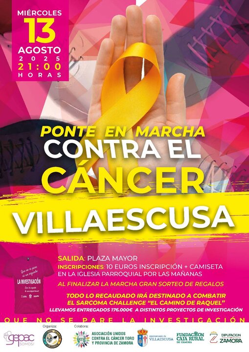 Marcha contra el cáncer Villaescusa
