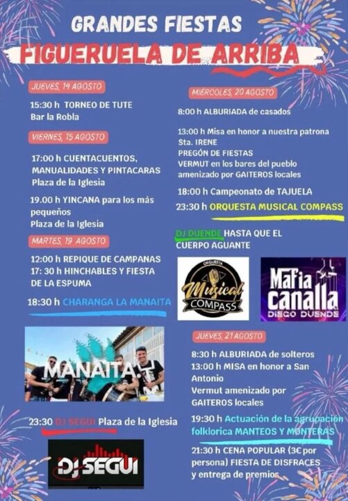 Figueruela de arriba fiestas