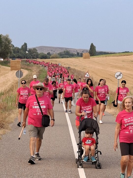 Paseo solidario Olmo de la Guareña-Vallesa- imagen de redes sociales
