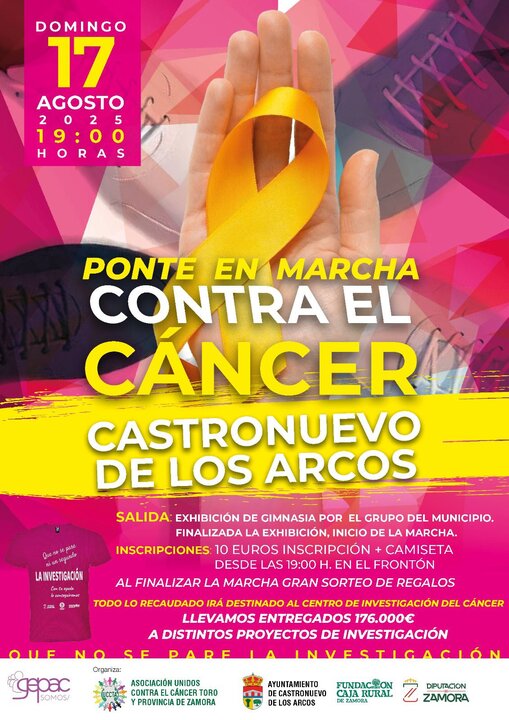 Castronuevo de los Arcos marcha contra el cáncer