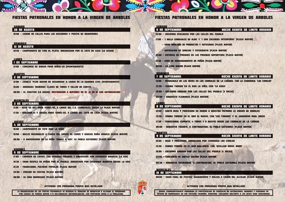 Carbajales de Alba se prepara para sus Fiestas Patronales