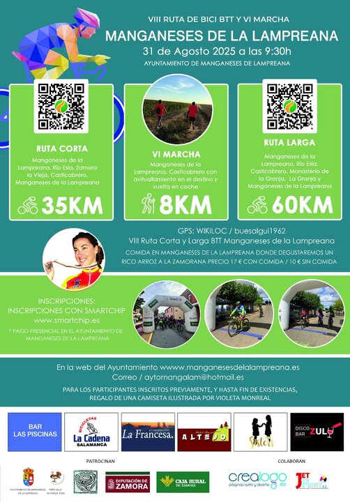 Ruta bicileta y Marcha Manganeses de la Lampreana