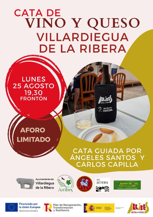 Cata de vino y queso Villardiegua de la Ribera