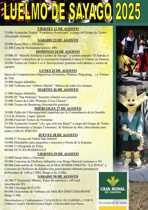 Luelmo de sayago fiestas