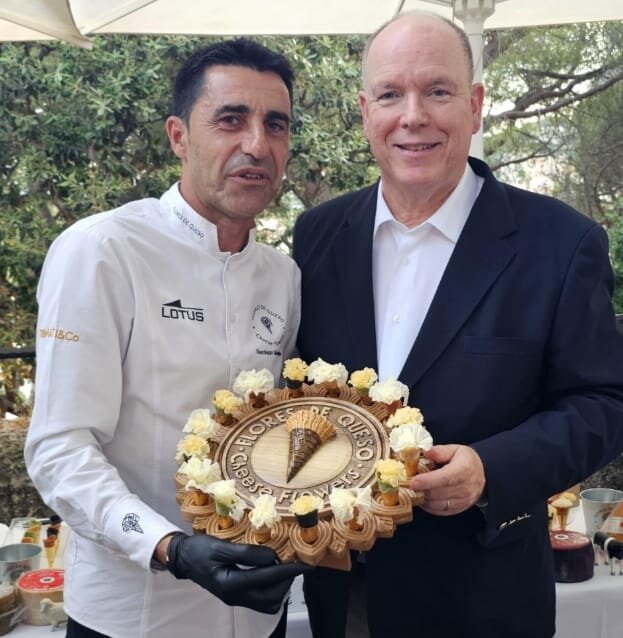 flores de queso