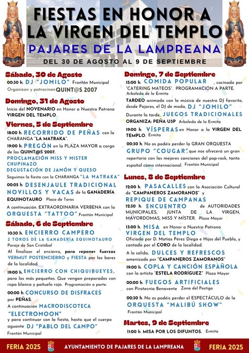Fiestas Pajares de la Lampreana