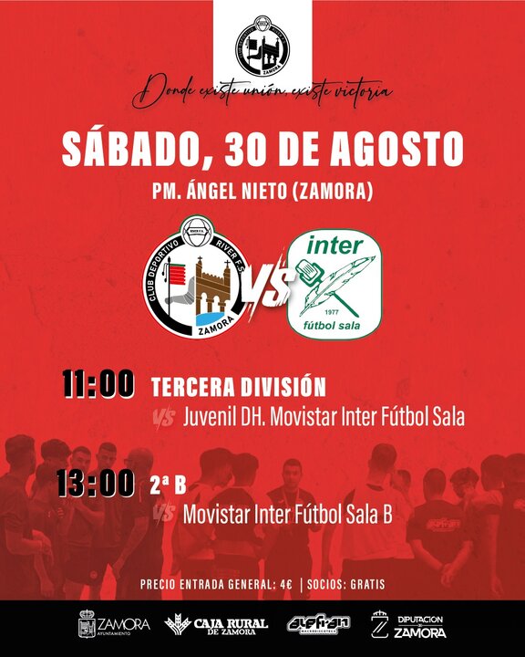 River Zamora FS contra Inter Movistar