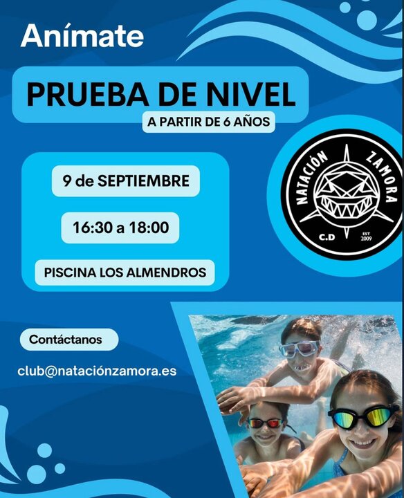 Prueba acceso Natación Zamora