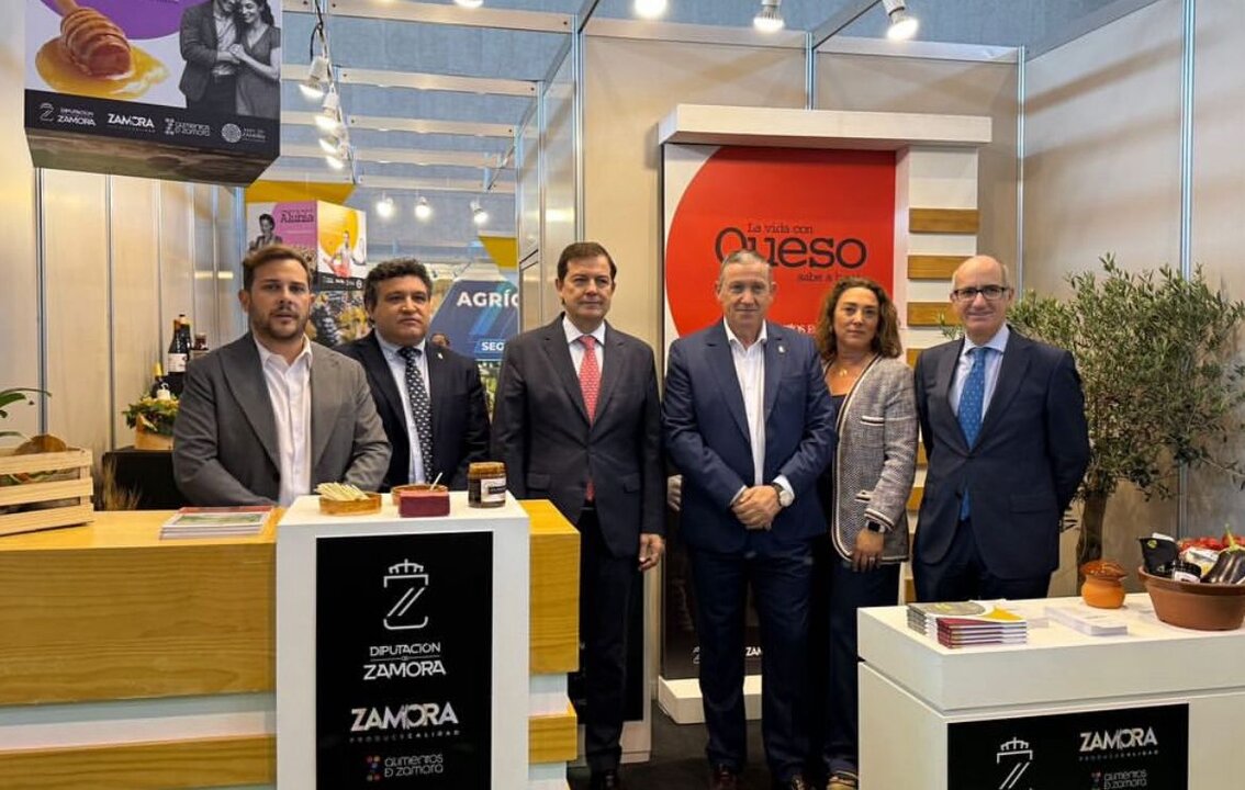 Feria Agropecuaria javier Faúndez, Víctor López de la Parte, José Ángel Ruiz Rodríguez y Alfonso Fernández Mañueco