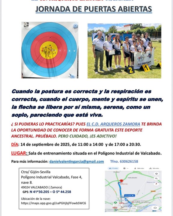 Jornadas de puertas abiertas Arqueros de Zamora