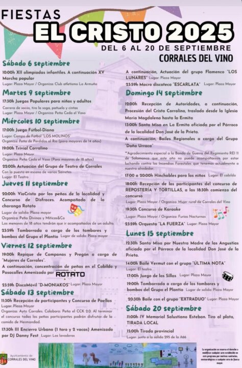 Fiestas de El Cristo - Corrales del Vino