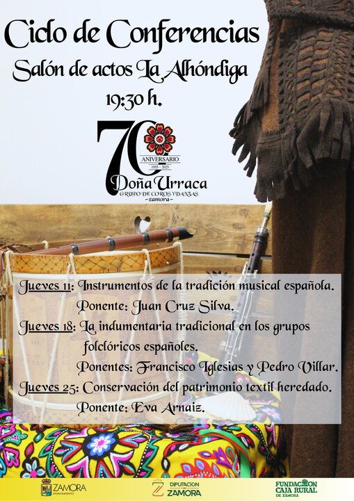 cartel conferencias Doña Urraca
