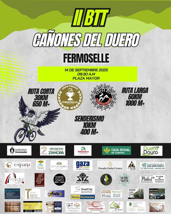 CARTEL II BTT CAÑONES DEL DUERO