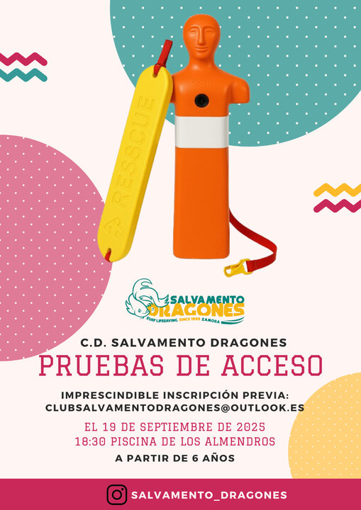 prueba de acceso salvamento dragones