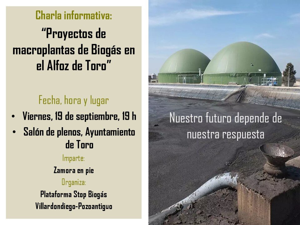 Charla infomrativa biogas toro