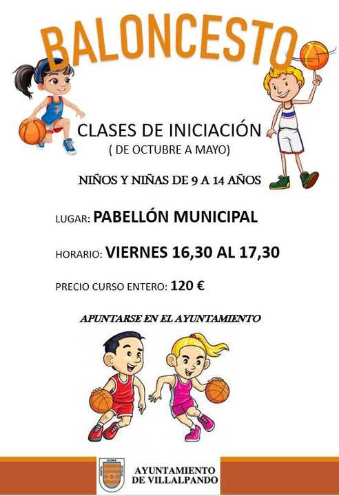 Clases baloncesto Villalpando