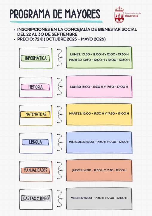 PROGRAMA DE MAYORES