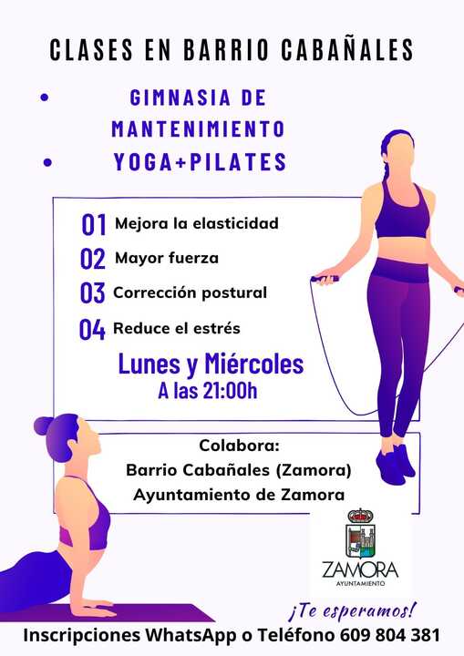 Gimnasia de Mantenimeinot en el barrio de Cabañales