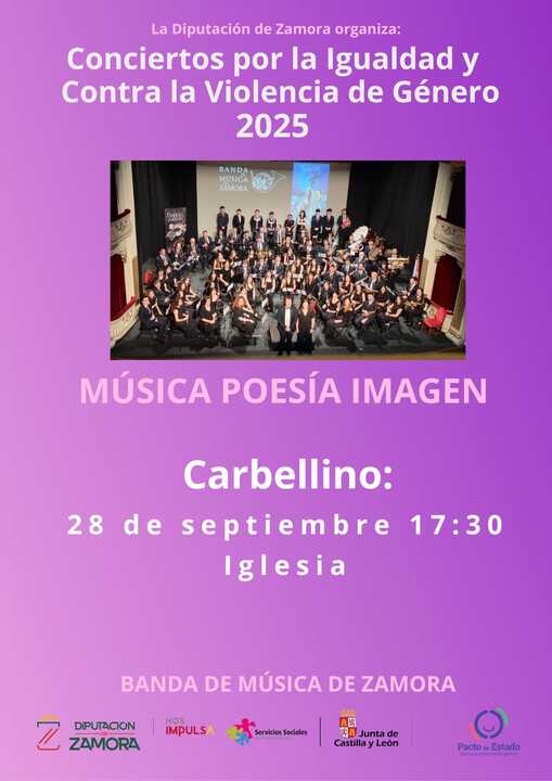 Conciertos por la igualdad Carbellino