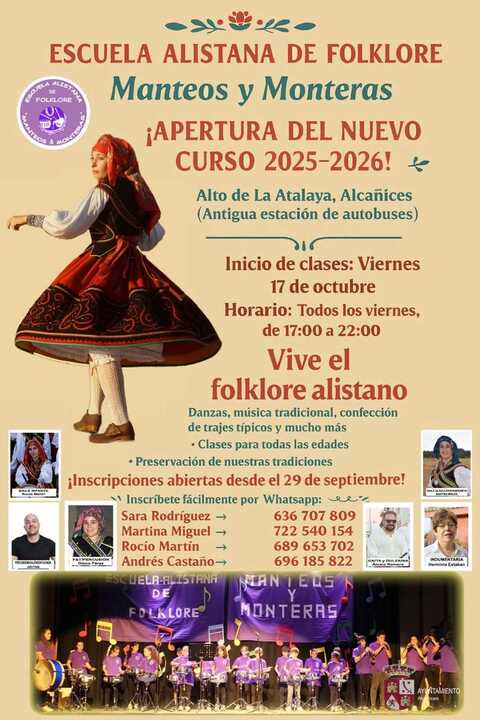 Escuela Alistana de Folclore Monteos y Monteras abre curso