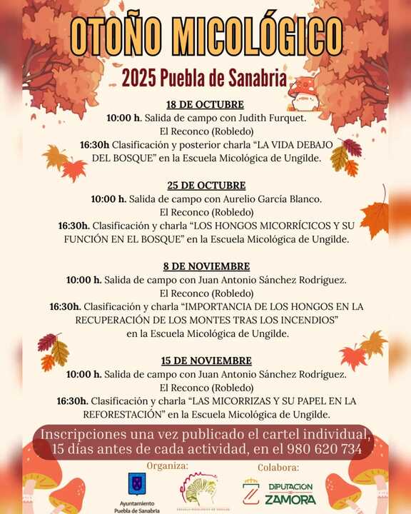 Otoño micológico en Puebla de Sanabria