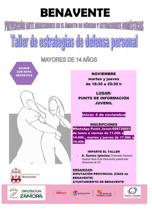 Defensa personal en Benavente