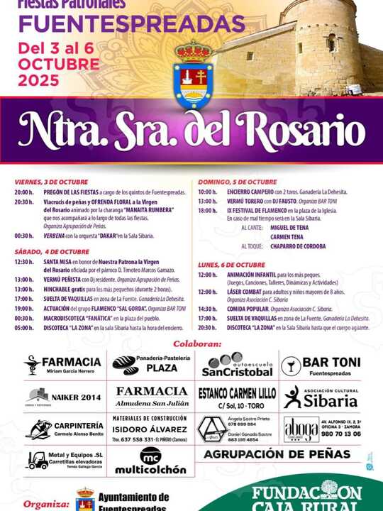 Fiestas Fuentespreadas