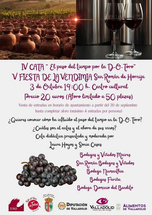 Cata de vino el San Román de Hornija