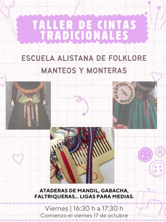 Taller de cintas tradicionaes