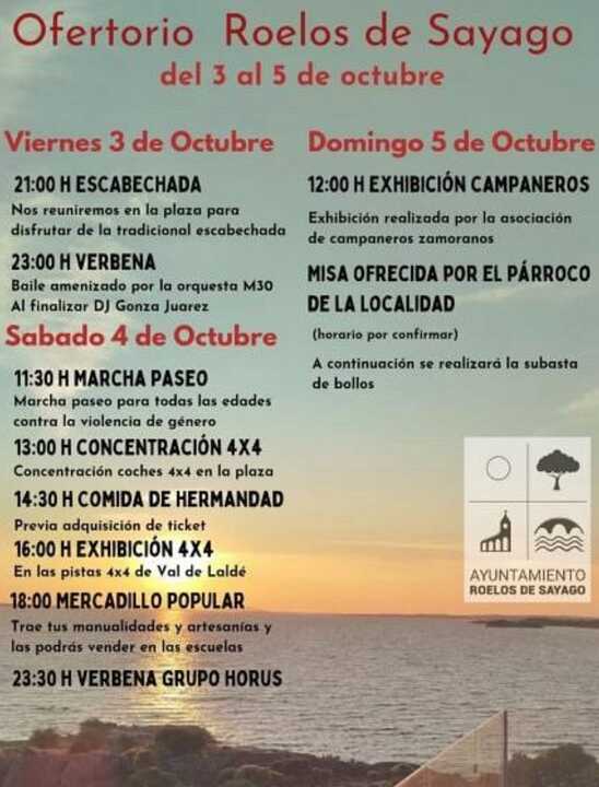 Roelos de Sayago Cartel fiestas