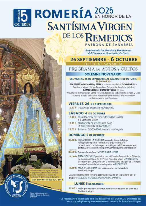 Cartel fiestas otero