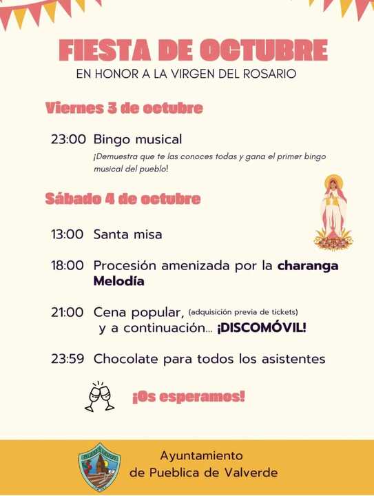 Fiestas de Octubre Pueblica de Valverde