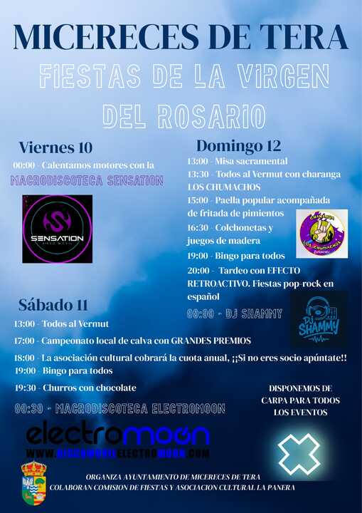 cartel fiestas de Micereces de Tera