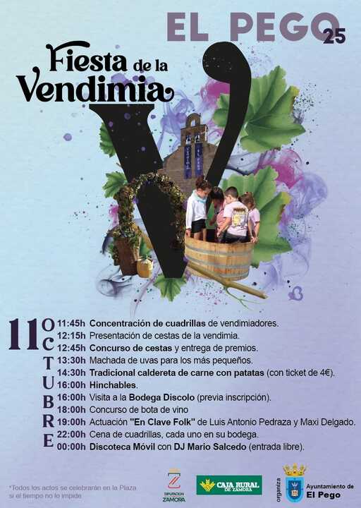 Cartel fiestas vendimia