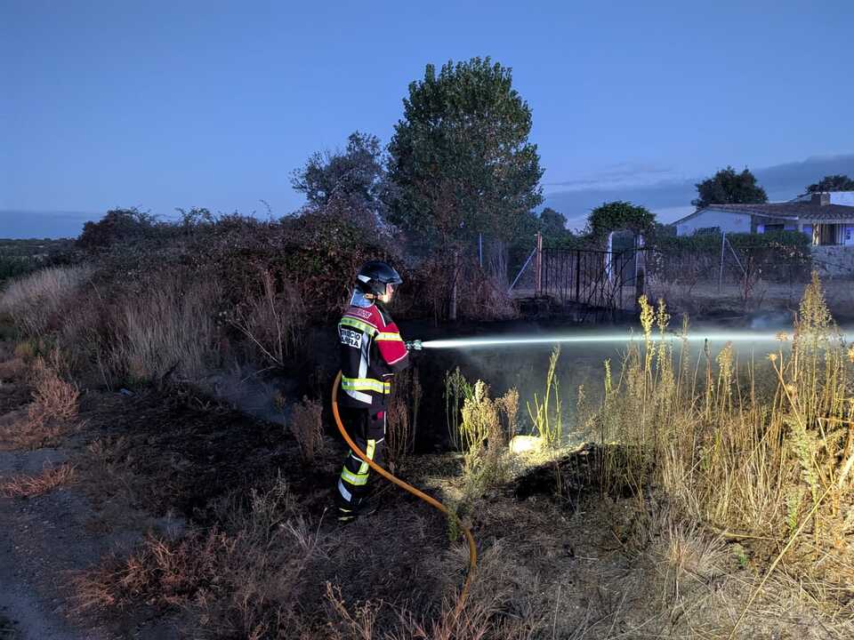 Accidente coche calcinado Zamora Fermoselle 3