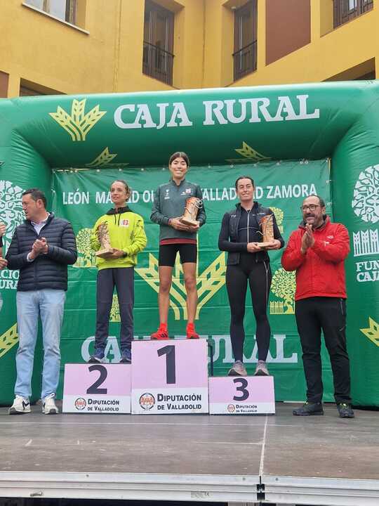 Podio 10 km Femenino Cto Auto.