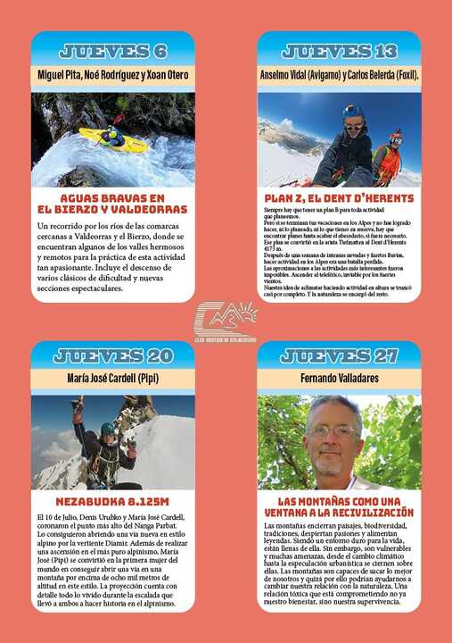 Cartel Jornadas de la Naturaleza