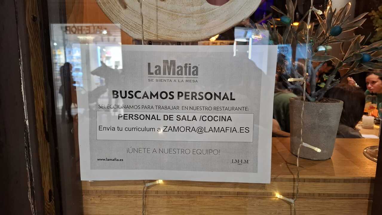 Oferta de empleo La Mafia Zamora