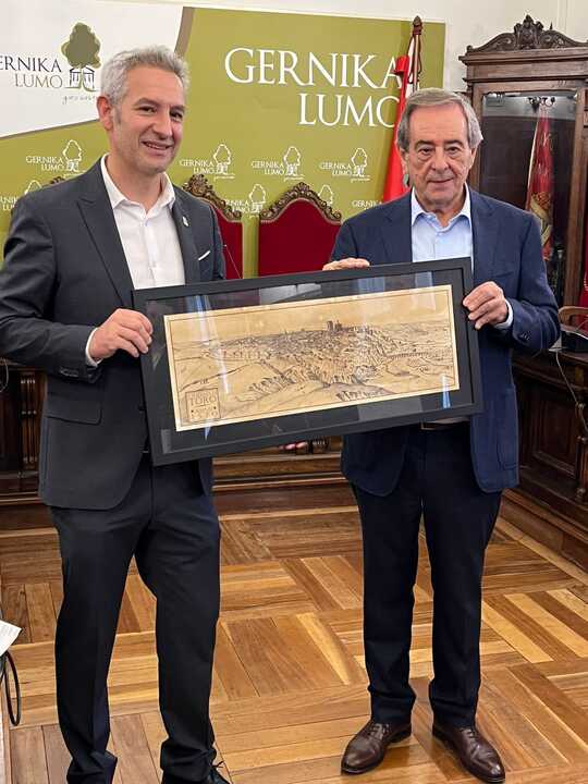 Carlos García en el  Primer Lunes de Octubre de Gernika-Lumo