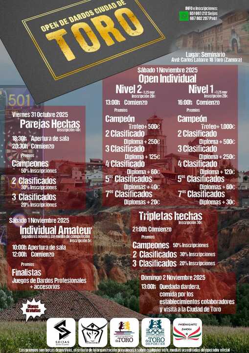Open de Dardos Ciudad de Toro