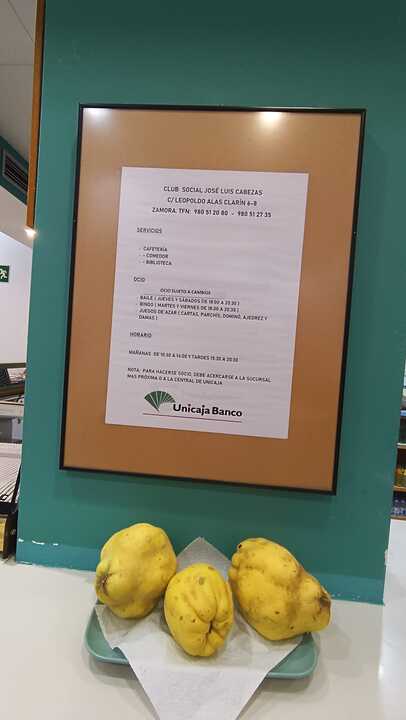 Cartel de las actividades que se programaban en el Centro Social