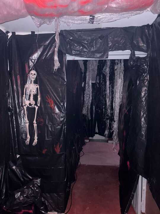 Decorado pasaje del terror en Pinilla_3