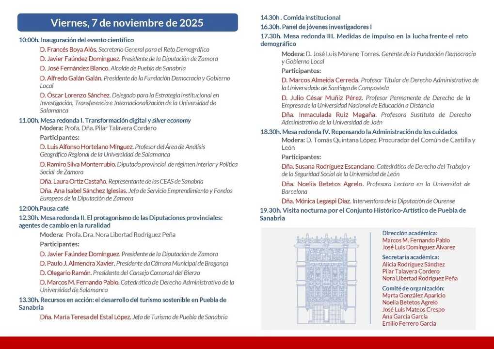 Congreso  Internacional Rural Renaissance VI Programa viernes