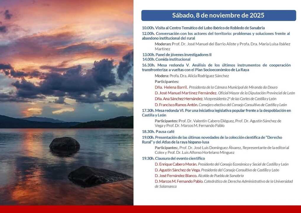 Congreso  Internacional Rural Renaissance VI programa sábado