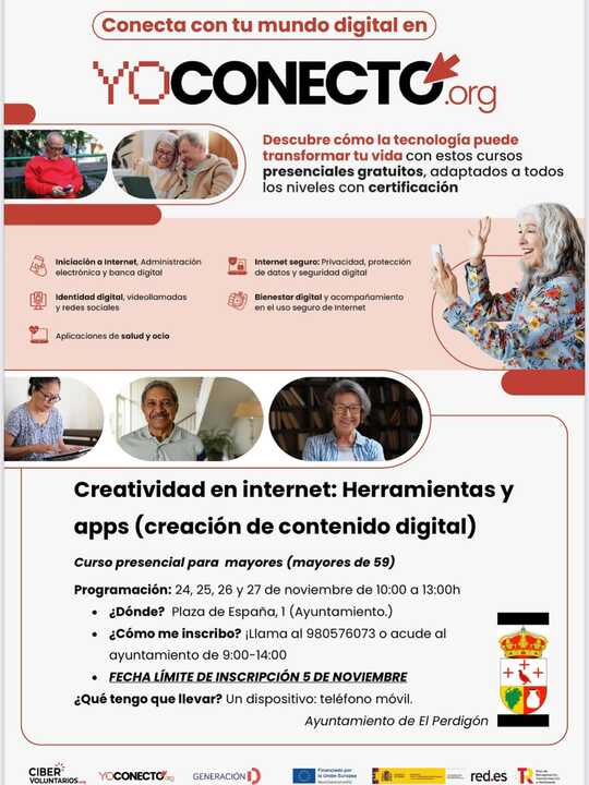 Curso competencias digitales El Perdigón